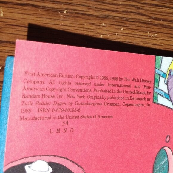 Duck Tales: Webby Saves the Day (Disney's Wonderful World of Reading, 1989) Book - Picture 4 of 4